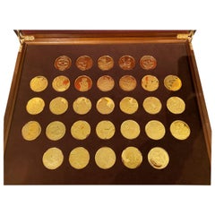 Box 24-Karat Gold-Plated 925 Silver Medal Painter Vermeer