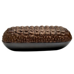 Box, Ashtray in Dark Bronze by Fakasaka Design