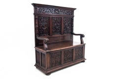 Box bench, France, around 1880.