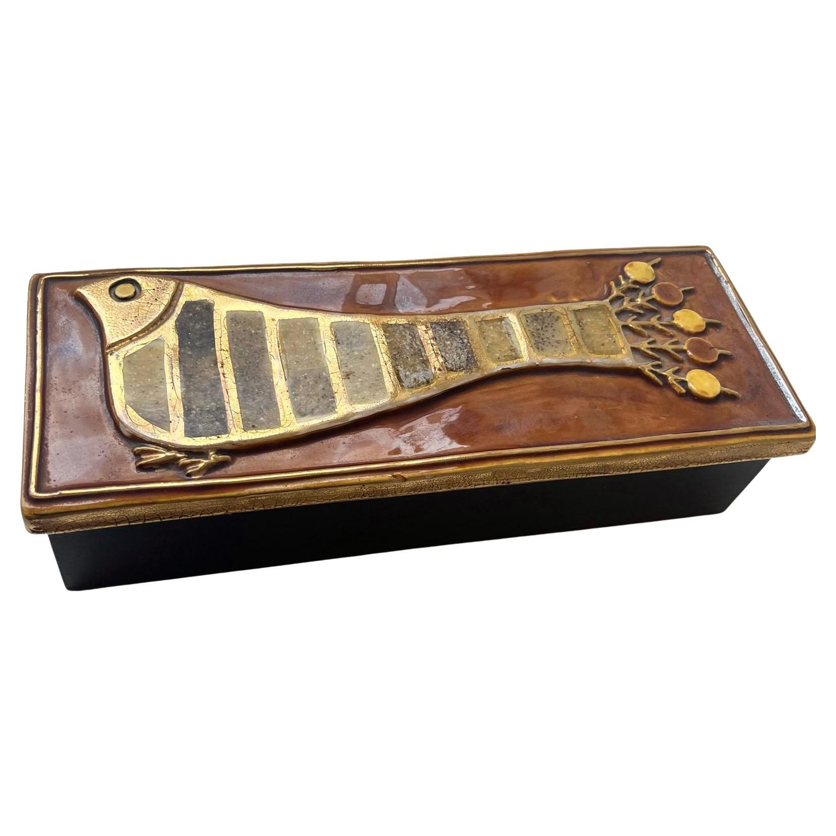 Box Bird bronze For Sale