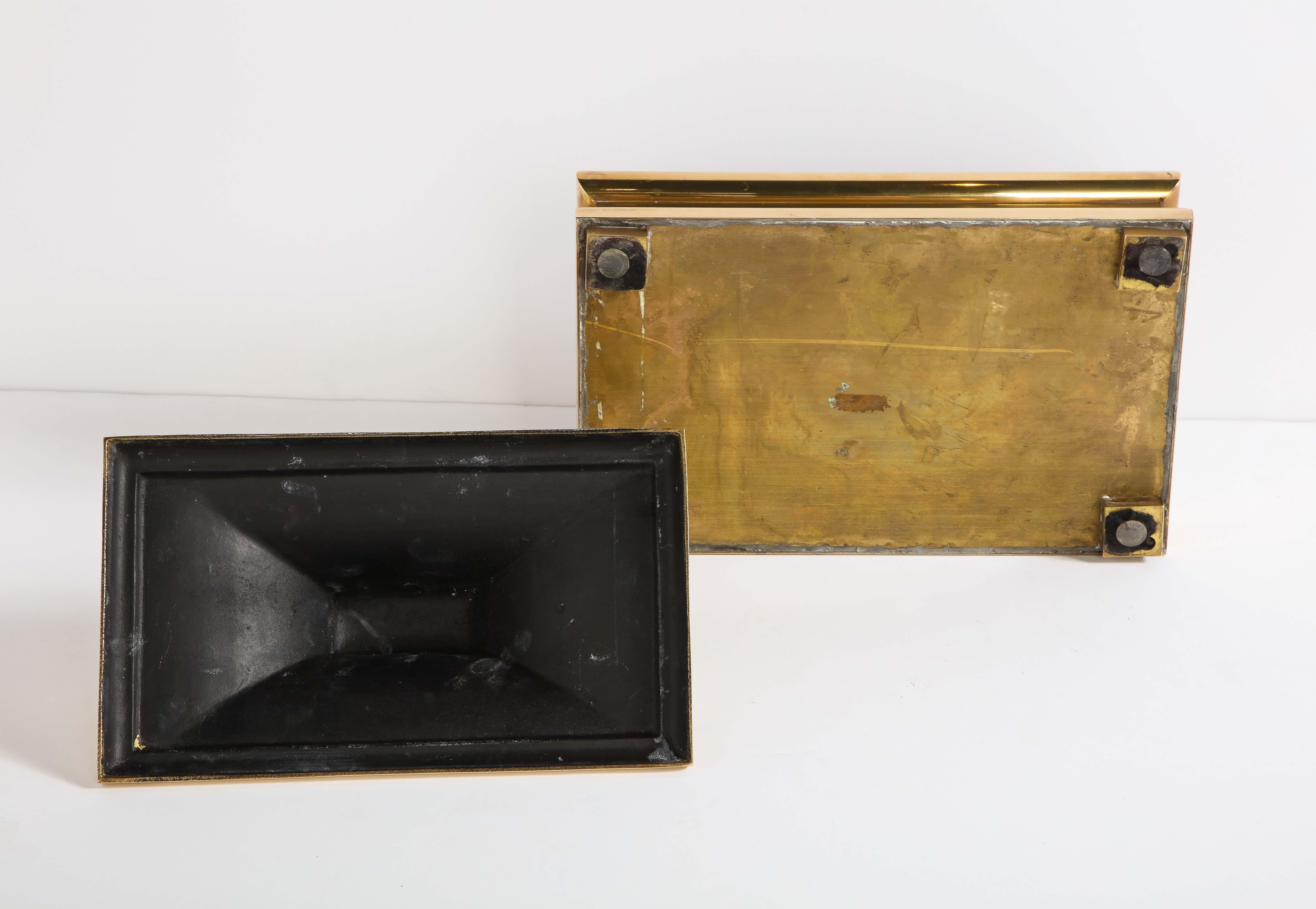 Mid-20th Century Box, Brass, circa 1960, Large
