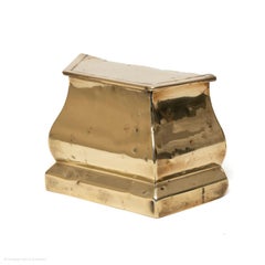 Box Cannister Caddy Brass Tobacco Tea Dutch