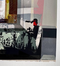 "Box Canyon" by Lois M. Johnson, pencil signed, 1983 Serigraph