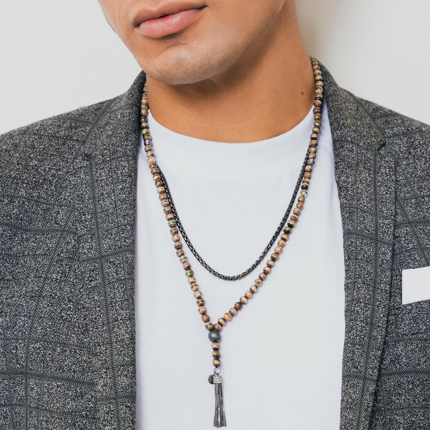 black rhodium chains
