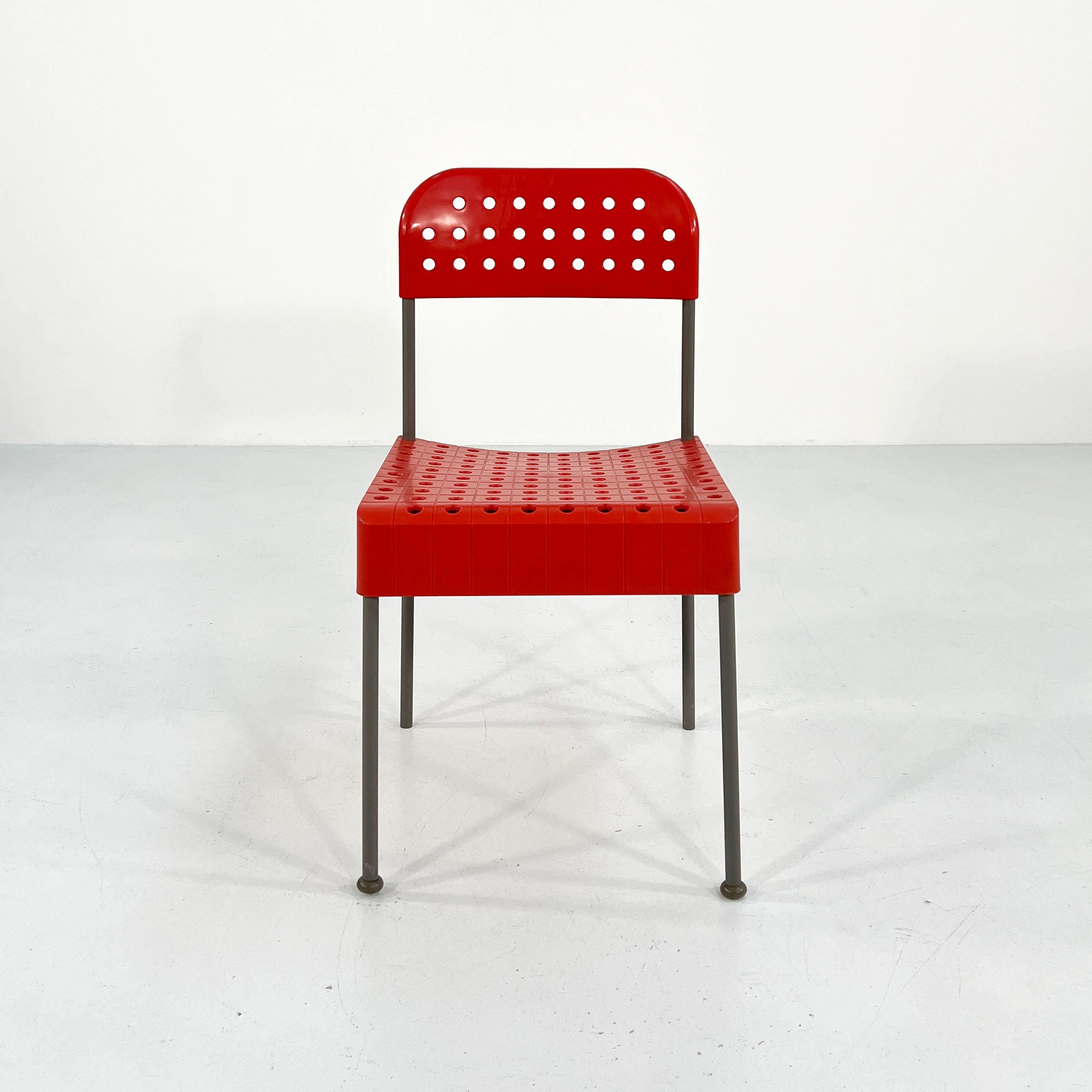 Box Chair by Enzo Mari for Anonima Castelli, 1970s In Good Condition In Ixelles, Bruxelles
