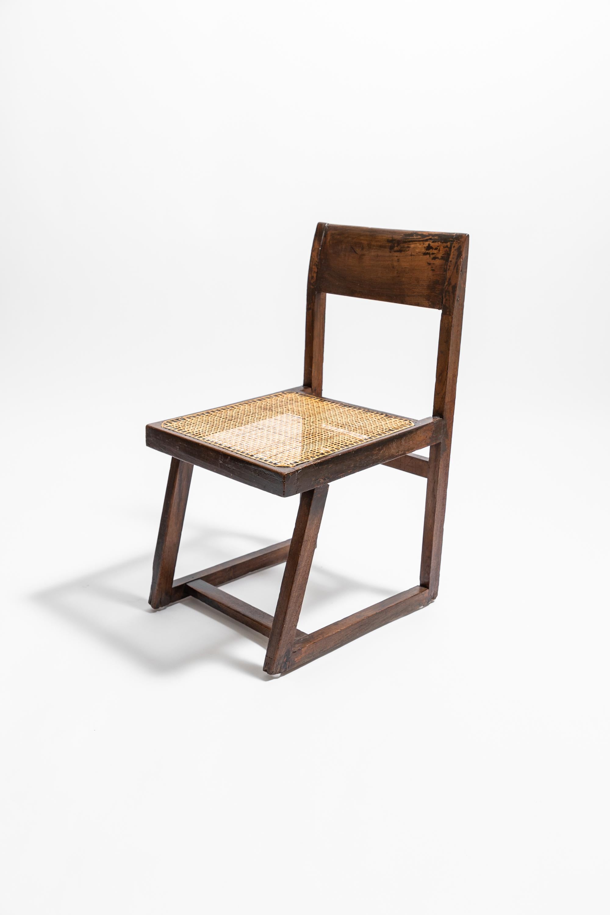 Indien Chaise « Box Chair » de Pierre Jeanneret vers 1960 en vente