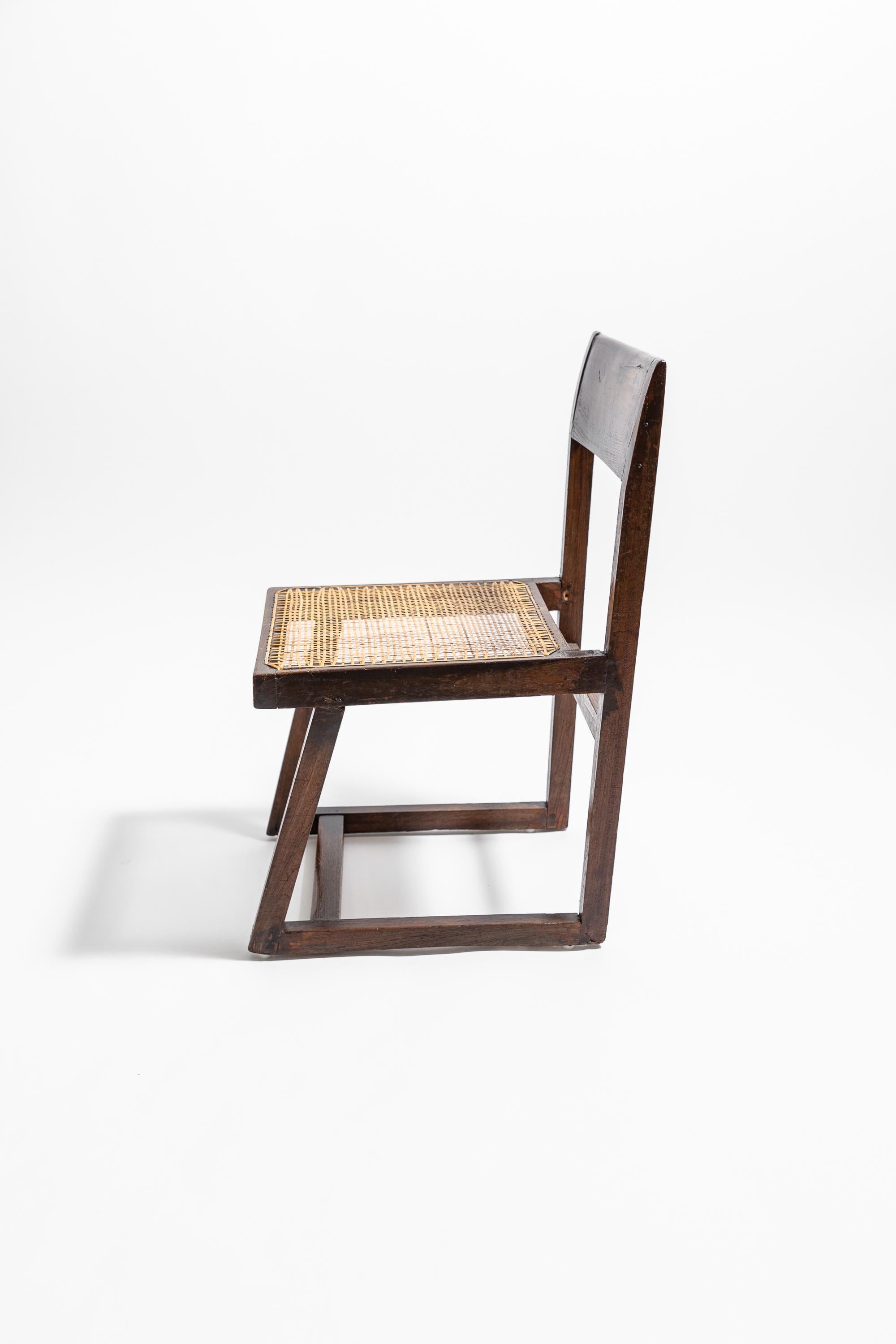 Chaise « Box Chair » de Pierre Jeanneret vers 1960 Bon état - En vente à London, GB