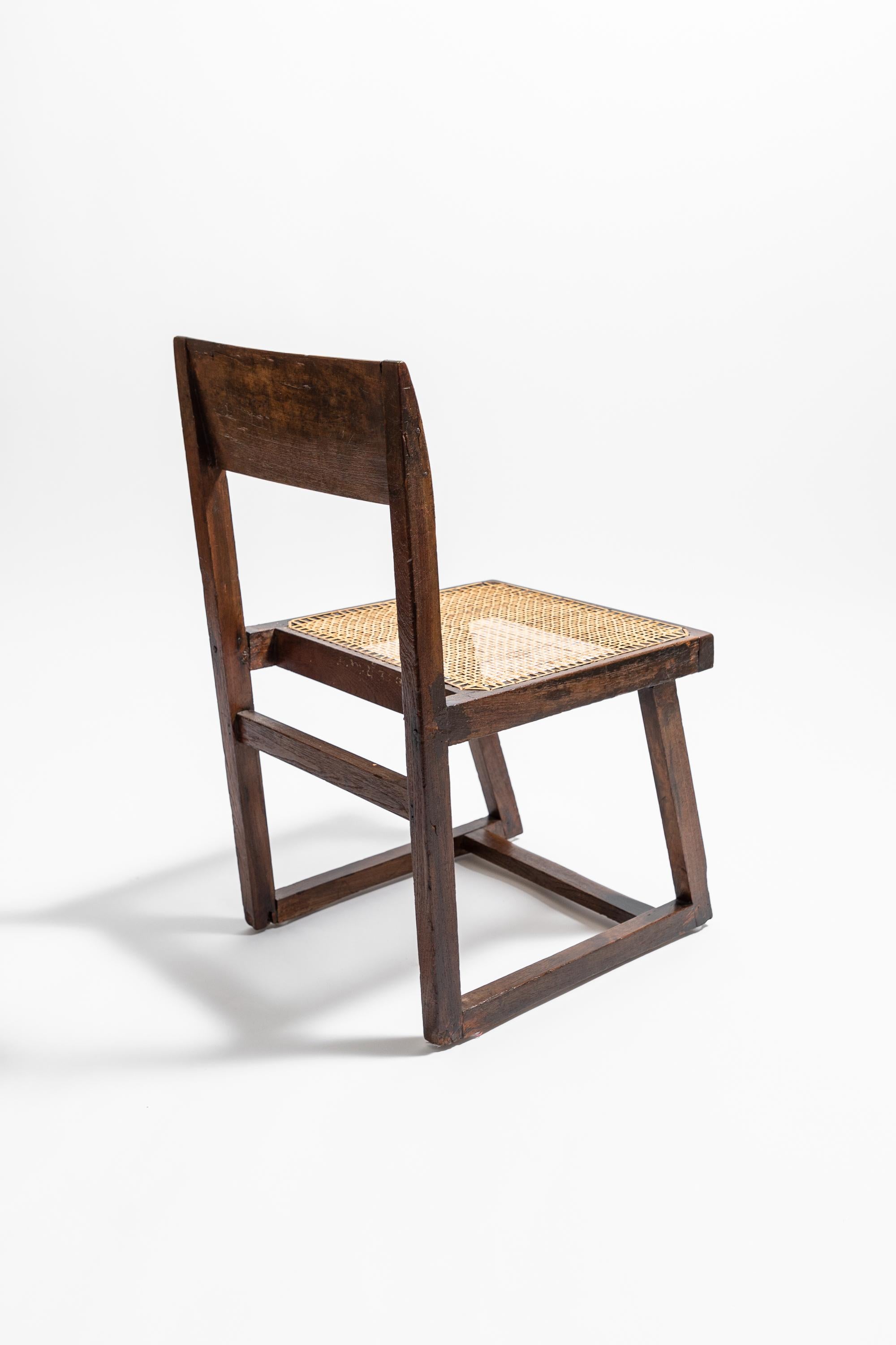 Chaise « Box Chair » de Pierre Jeanneret vers 1960 en vente 1