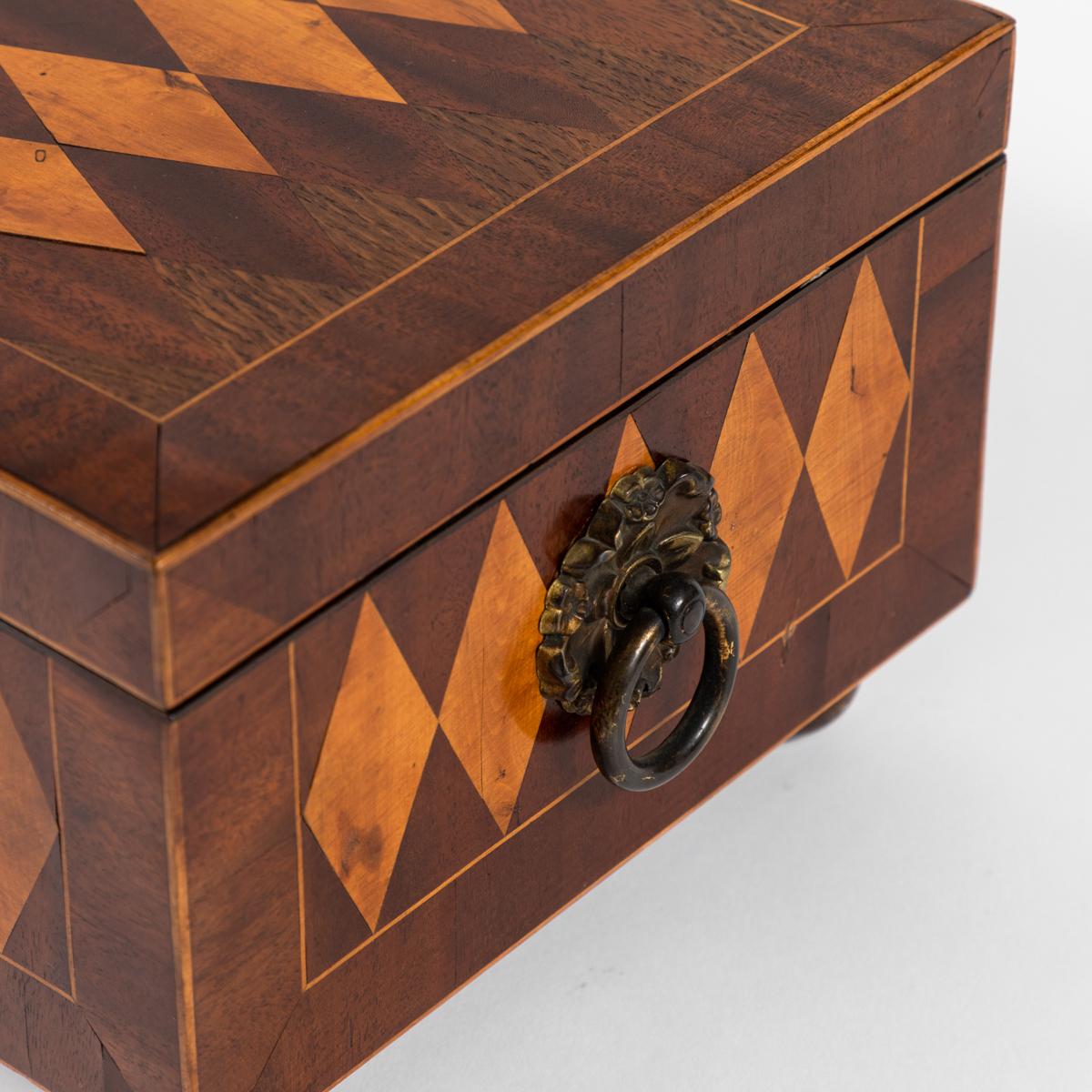 Wood Early 19th Century Regency Parquetry Box