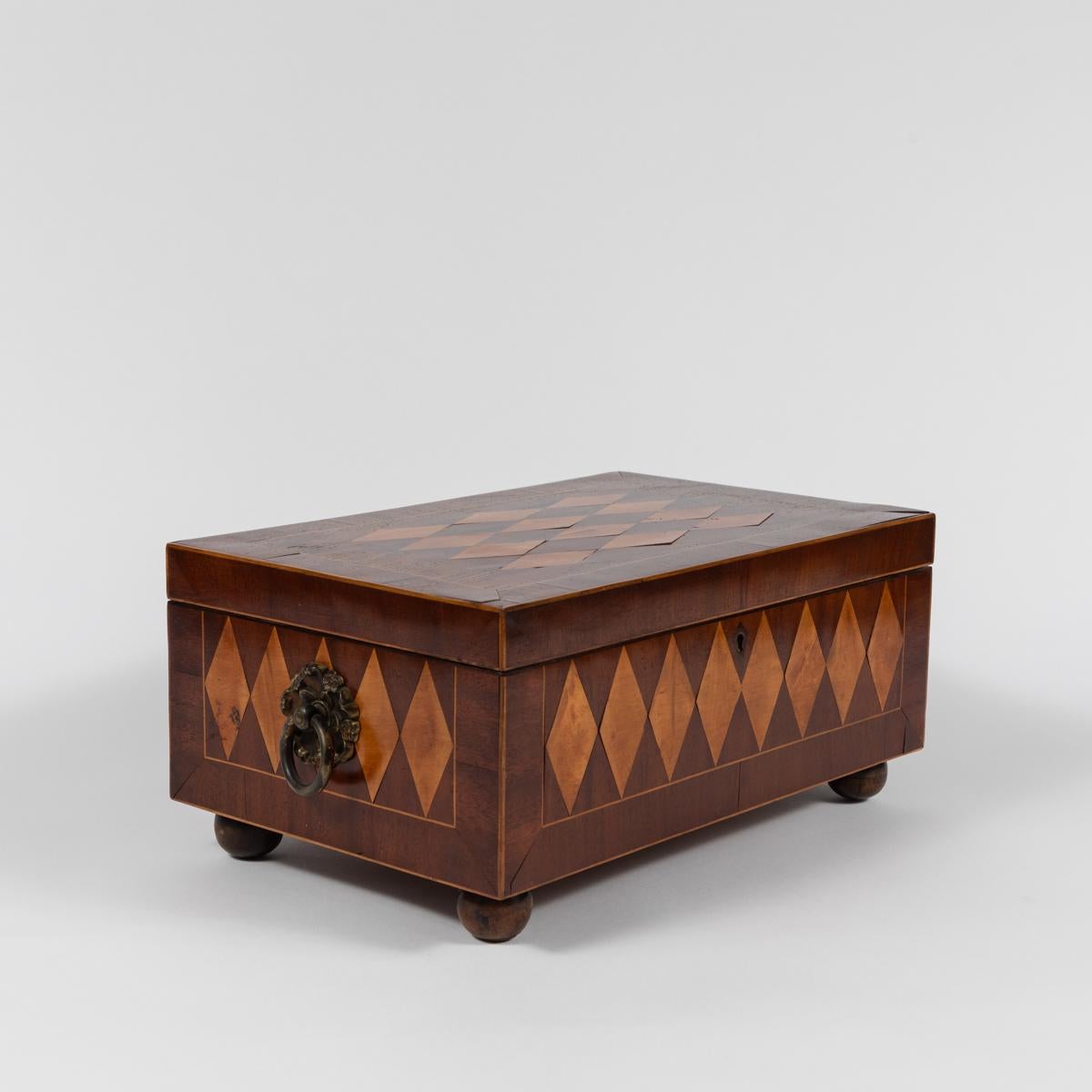 Early 19th Century Regency Parquetry Box 1