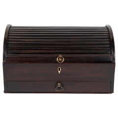 Late 19th Century English Tambour Top Writing Box