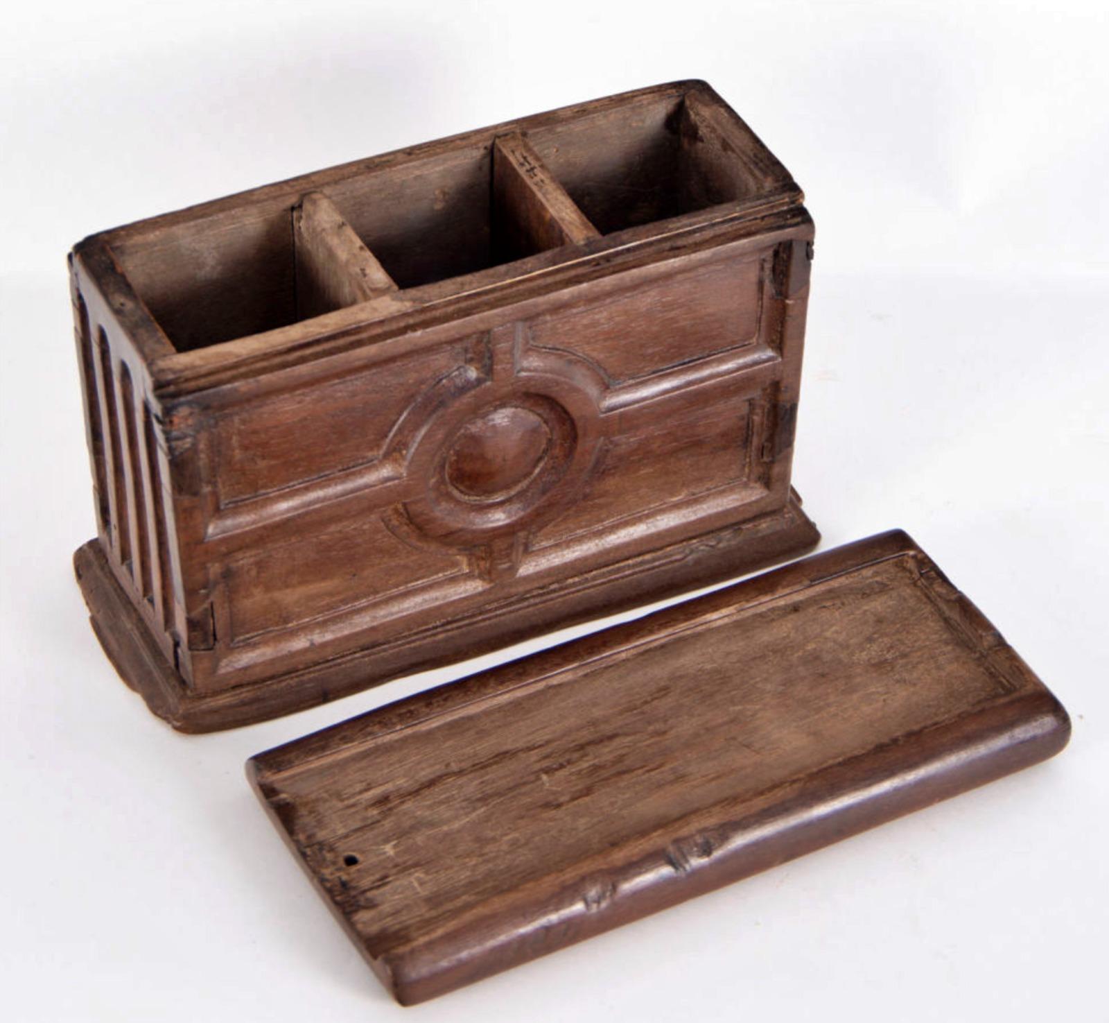 18th Century and Earlier Box for the Holy Oils, Spanish School of the 17th Century