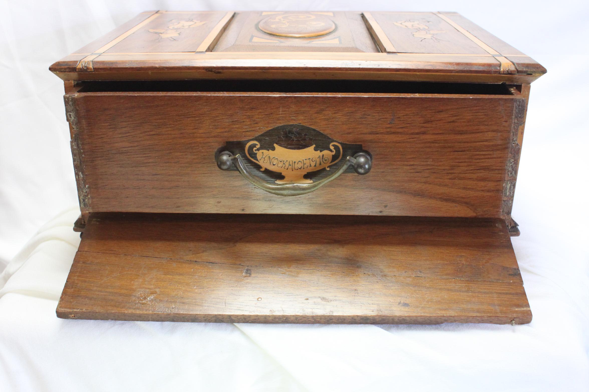 English Box from Knockaloe internment camp Isle of Man 1916 For Sale