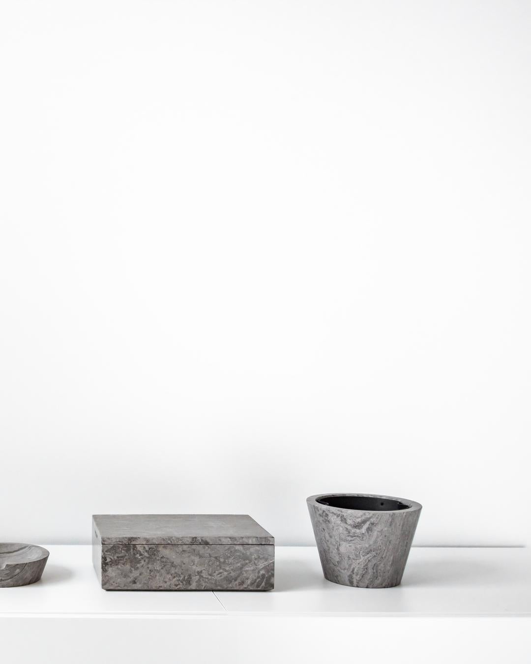 Canadian Box in Athens Marble For Sale