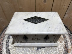 Caja - Joyero de mármol Napoleón III