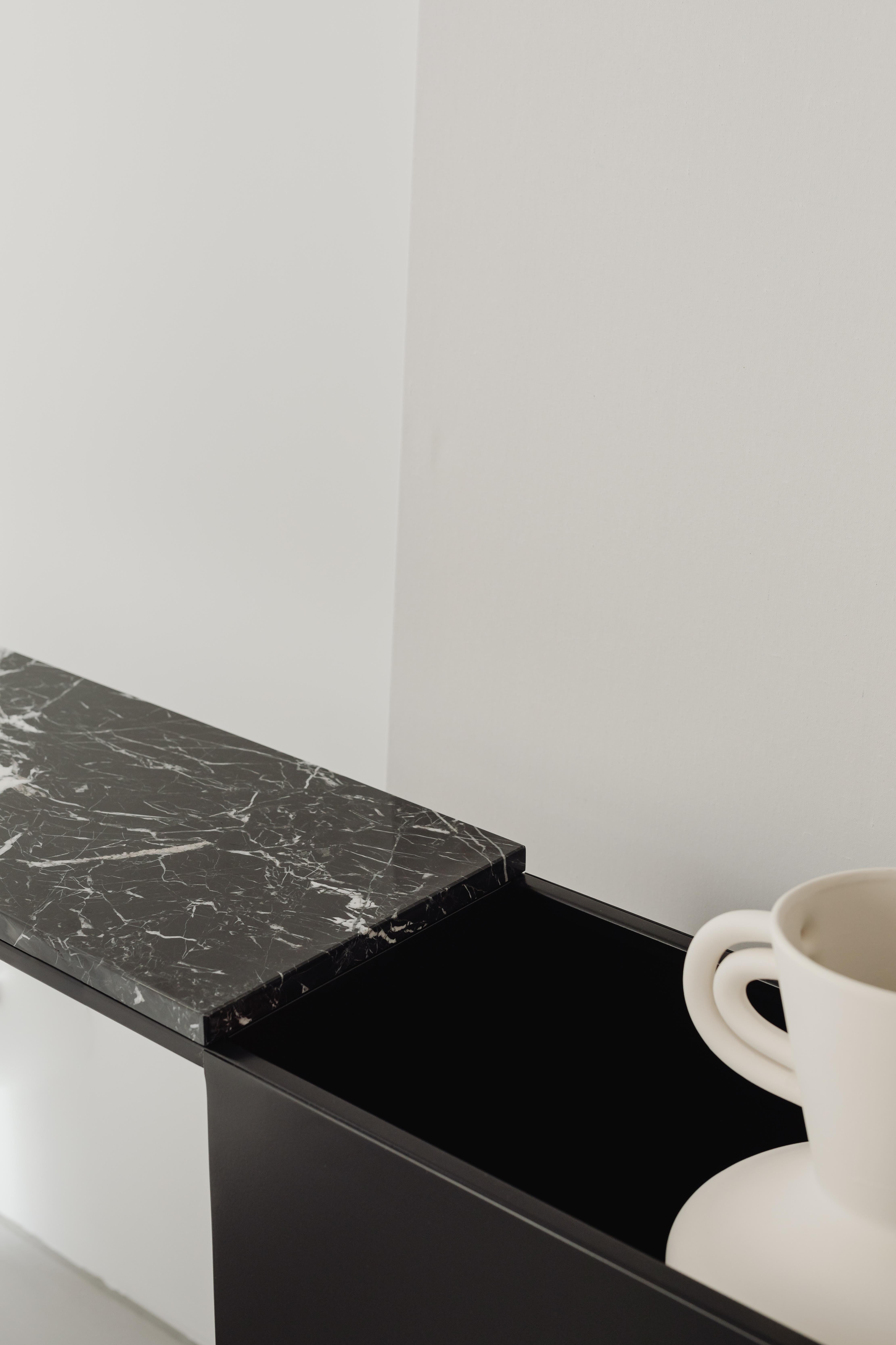 Box Maxi M Black Console Table by Un’common For Sale 1