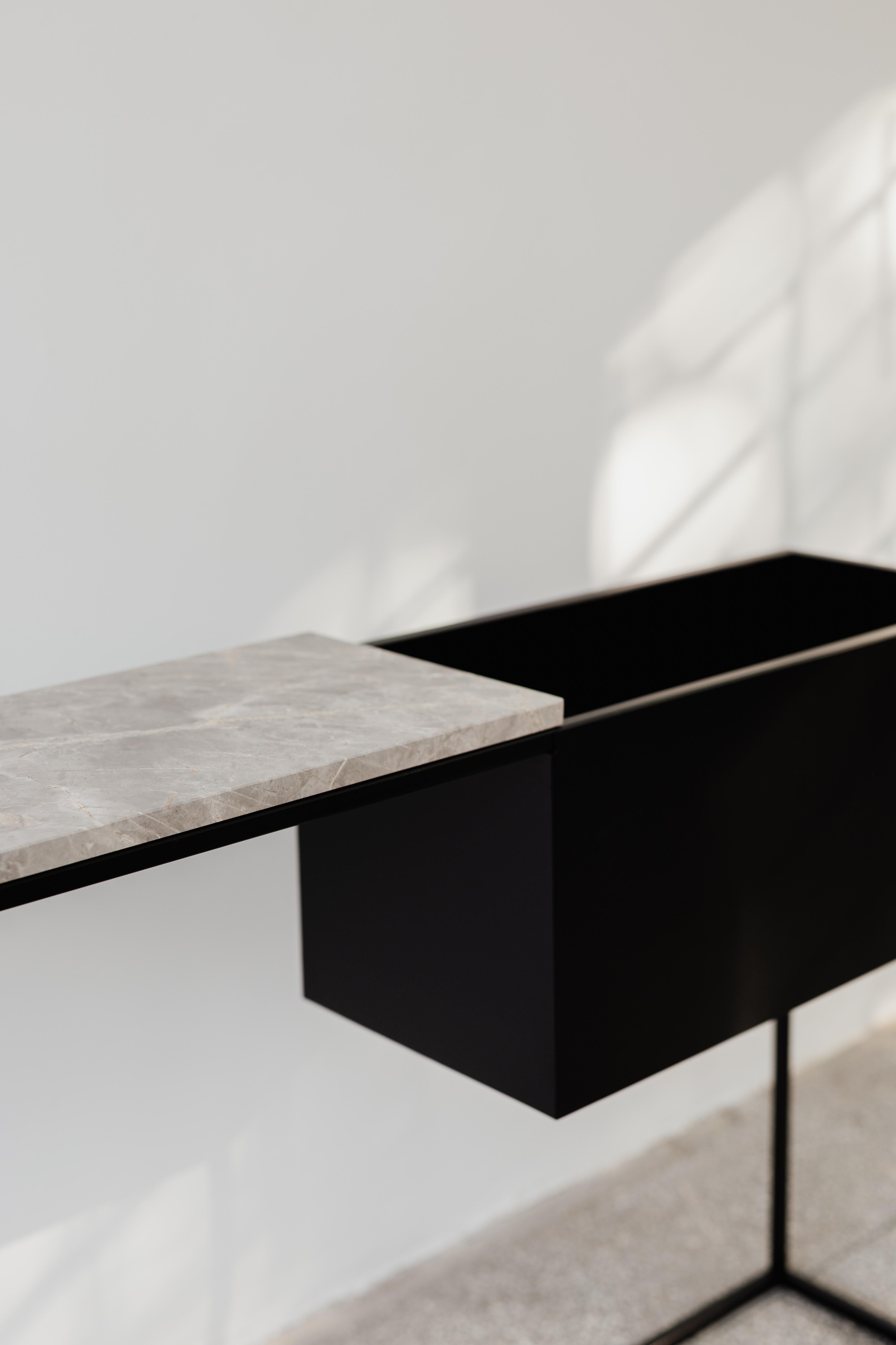 Other Box Maxi M Grey Console Table by Un’common For Sale