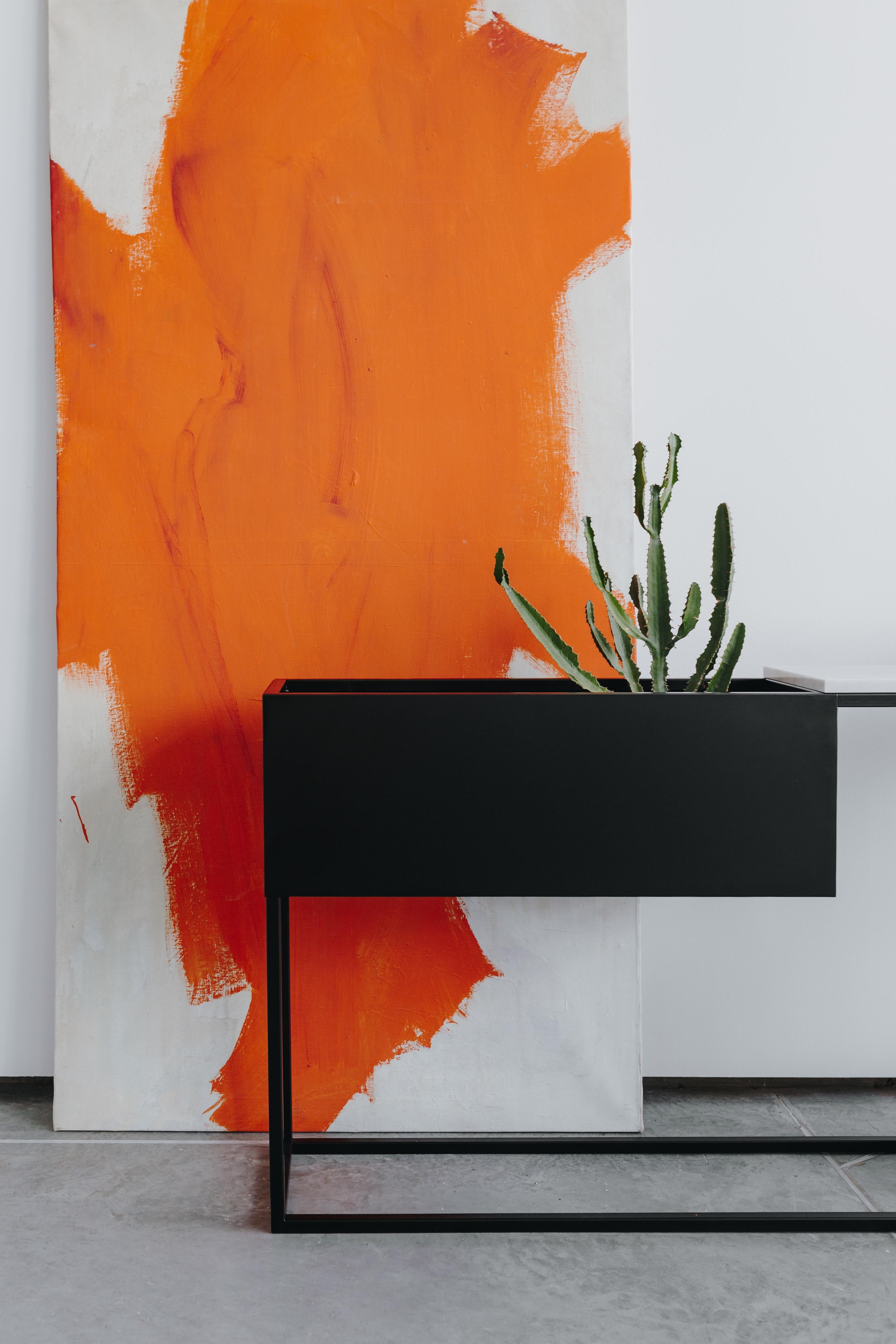 Post-Modern Box Maxi M White Console Table by Un’common For Sale