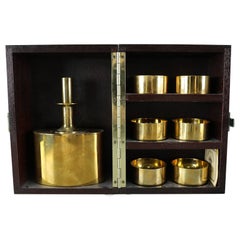 Schachtel mit Flask und 6 Tassen von Pierre Forssell, 1950er Jahre