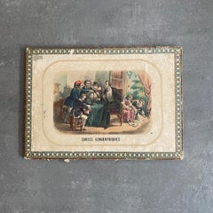Box of Geographic Map Puzzles, 19th Century