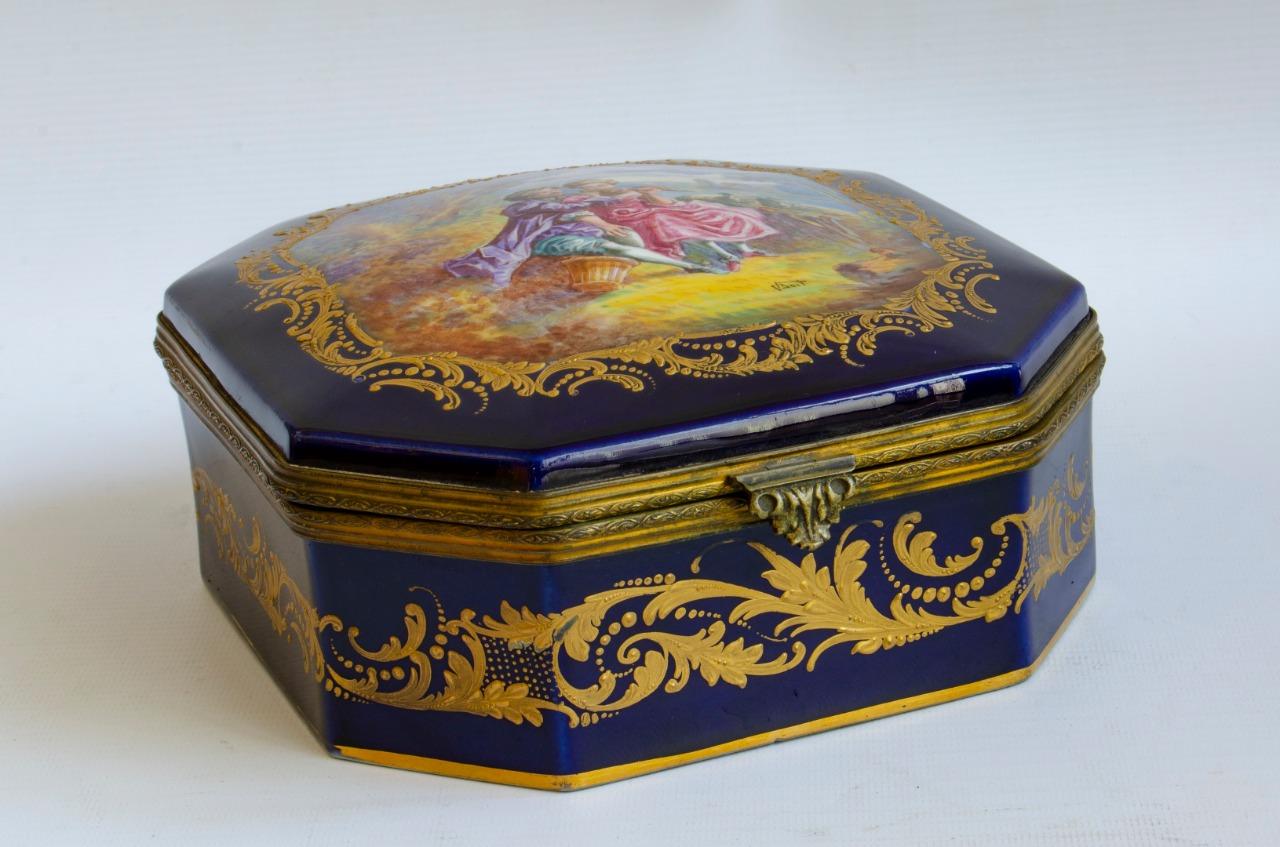 French Box of Sevres For Sale
