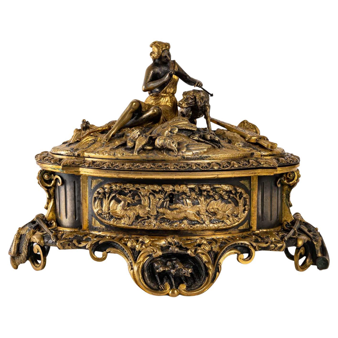 Box representing Diana the Huntress and Her Dog