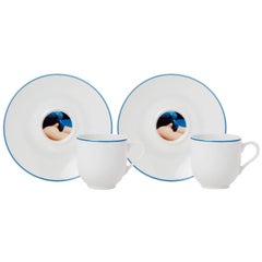 Box of 2 Porcelain Coffee Cups Collection Les Françaises