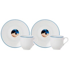 Box of 2 Porcelain Coffee Cups Collection Les Françaises 