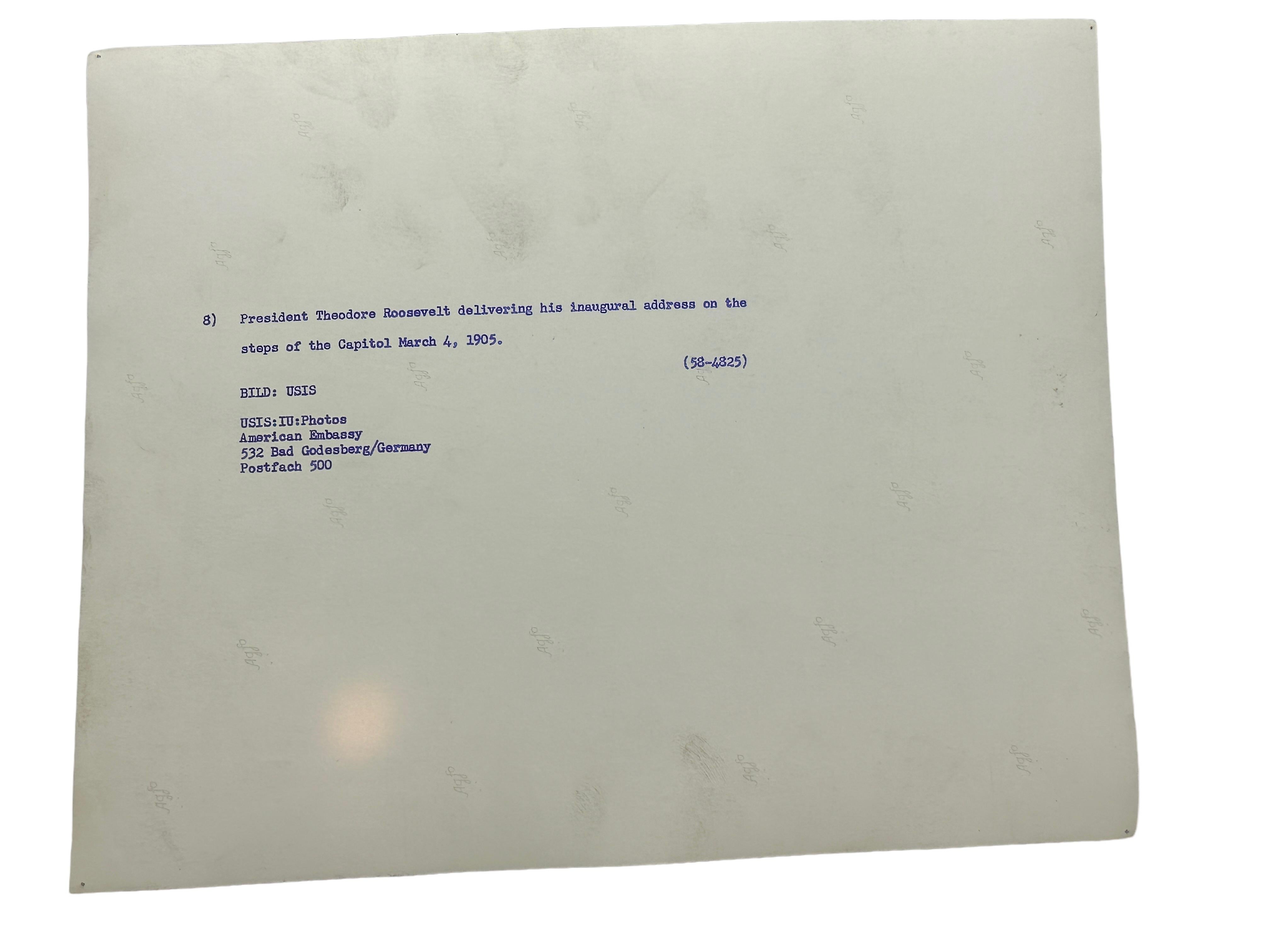 Schachtel mit historischen Fotos von JFK Kennedy, Roosevelt, Adenauer German Press  im Angebot 13