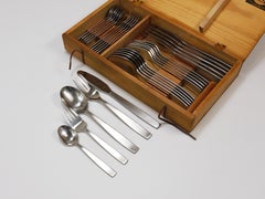 Boxed Helmut Alder Amboss 2050 Flatware Cutlery for Six, 30 pcs., Austria, 1950s