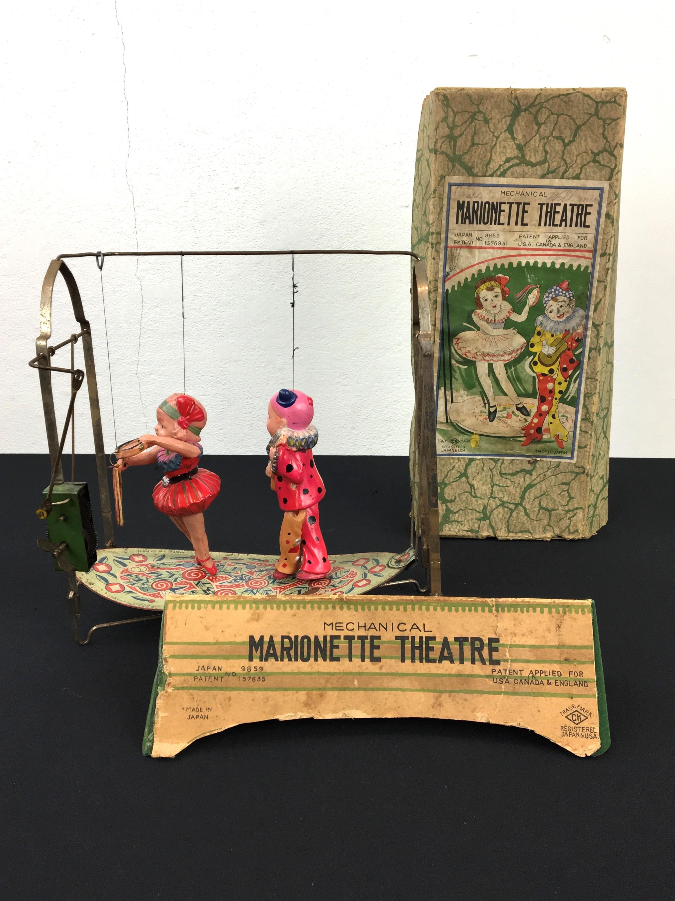 Boxed Marionette Theatre Toy, Early 20th Century 9