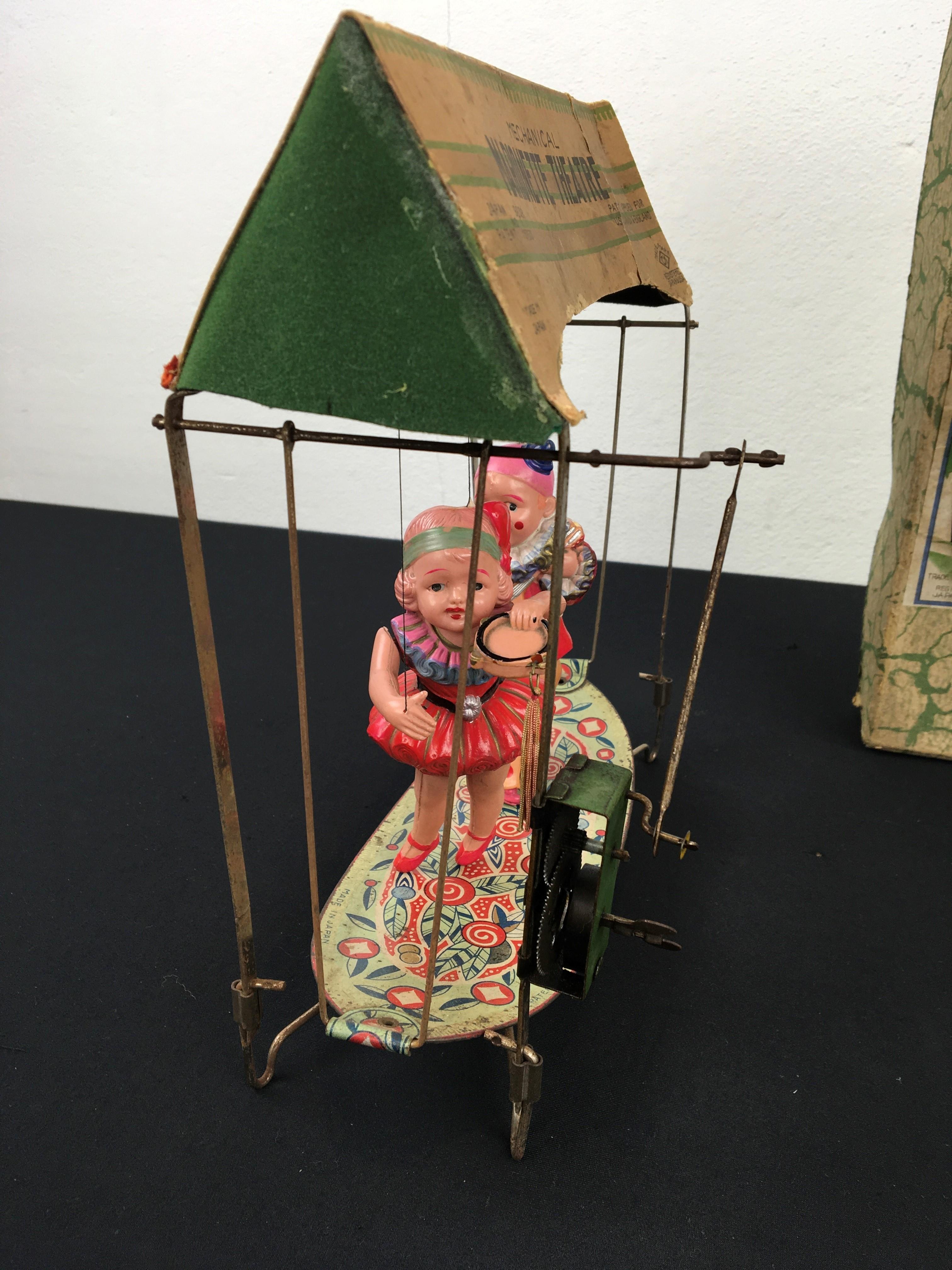 Boxed Marionette Theatre Toy, Early 20th Century 10