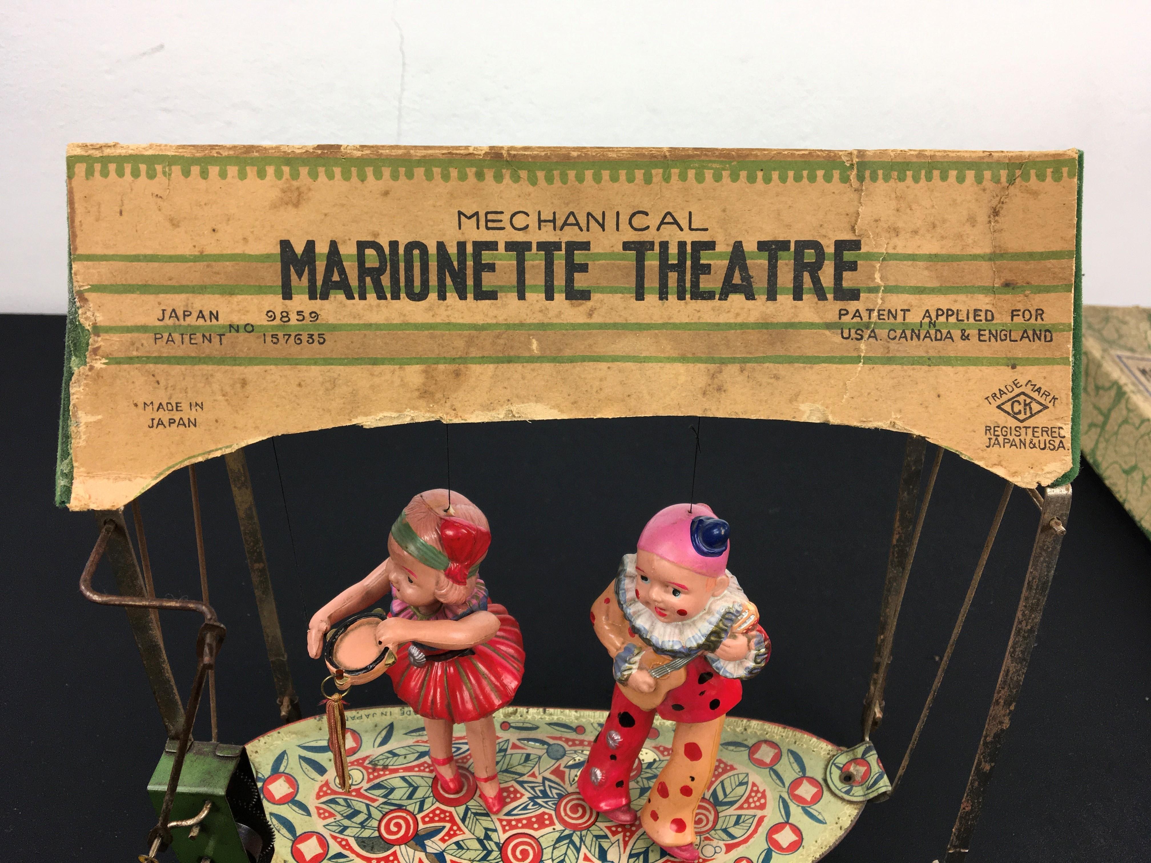 Boxed Marionette Theatre Toy, Early 20th Century 2