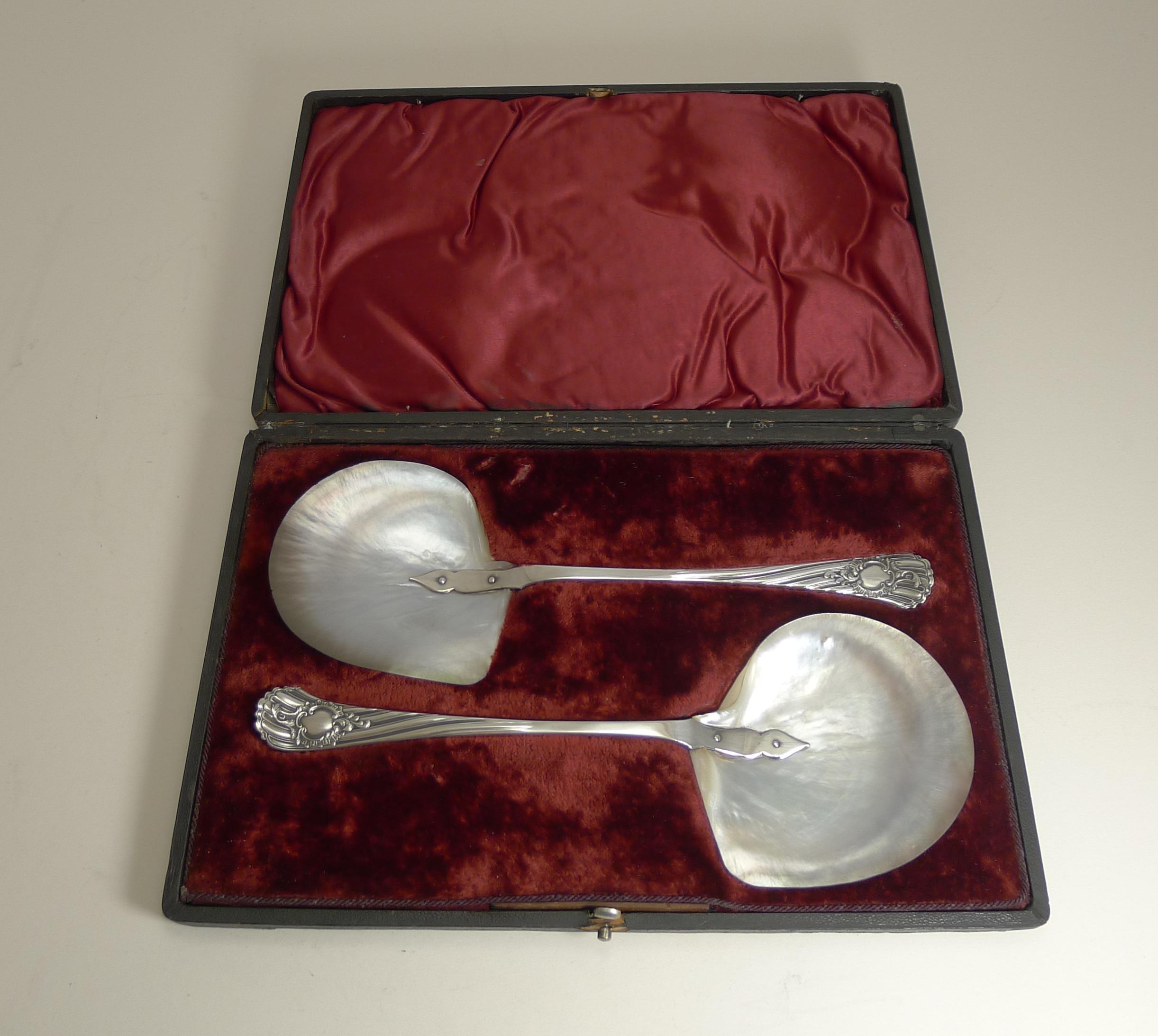 antique caviar spoon