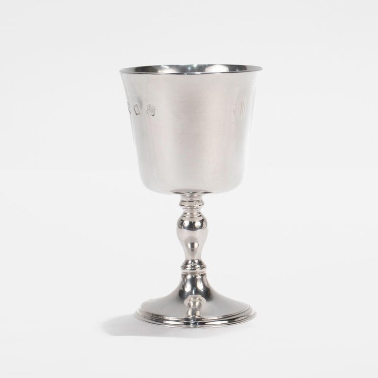 Vintage Garrard Silverplate Wine Glass | ヤマダウェブコム