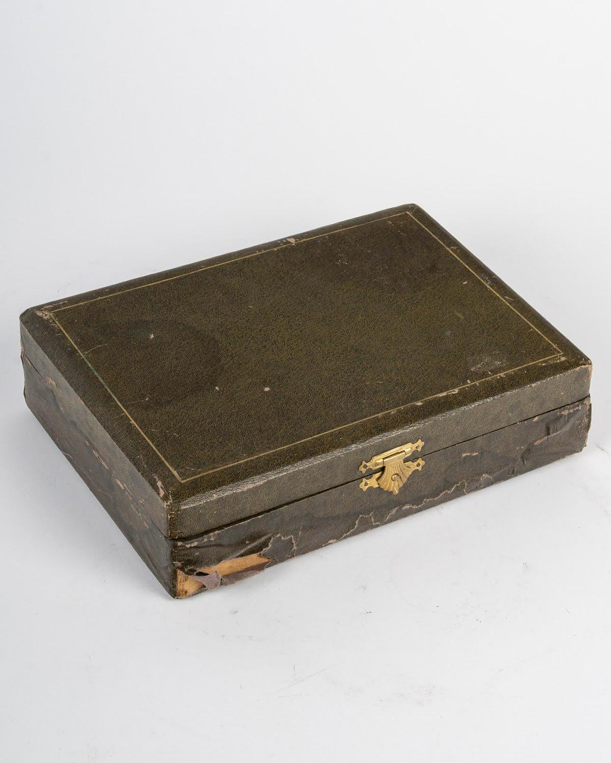 Napoleon III Boxed Set, Silver-Plated Dinner Services, Menagère in its Box. For Sale