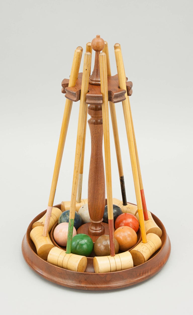 Boxed Table Croquet Set For Sale at 1stdibs
