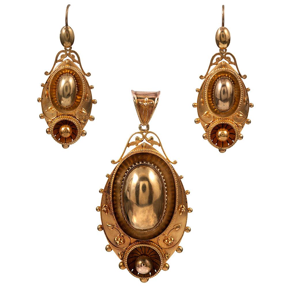 bangle pendant earrings