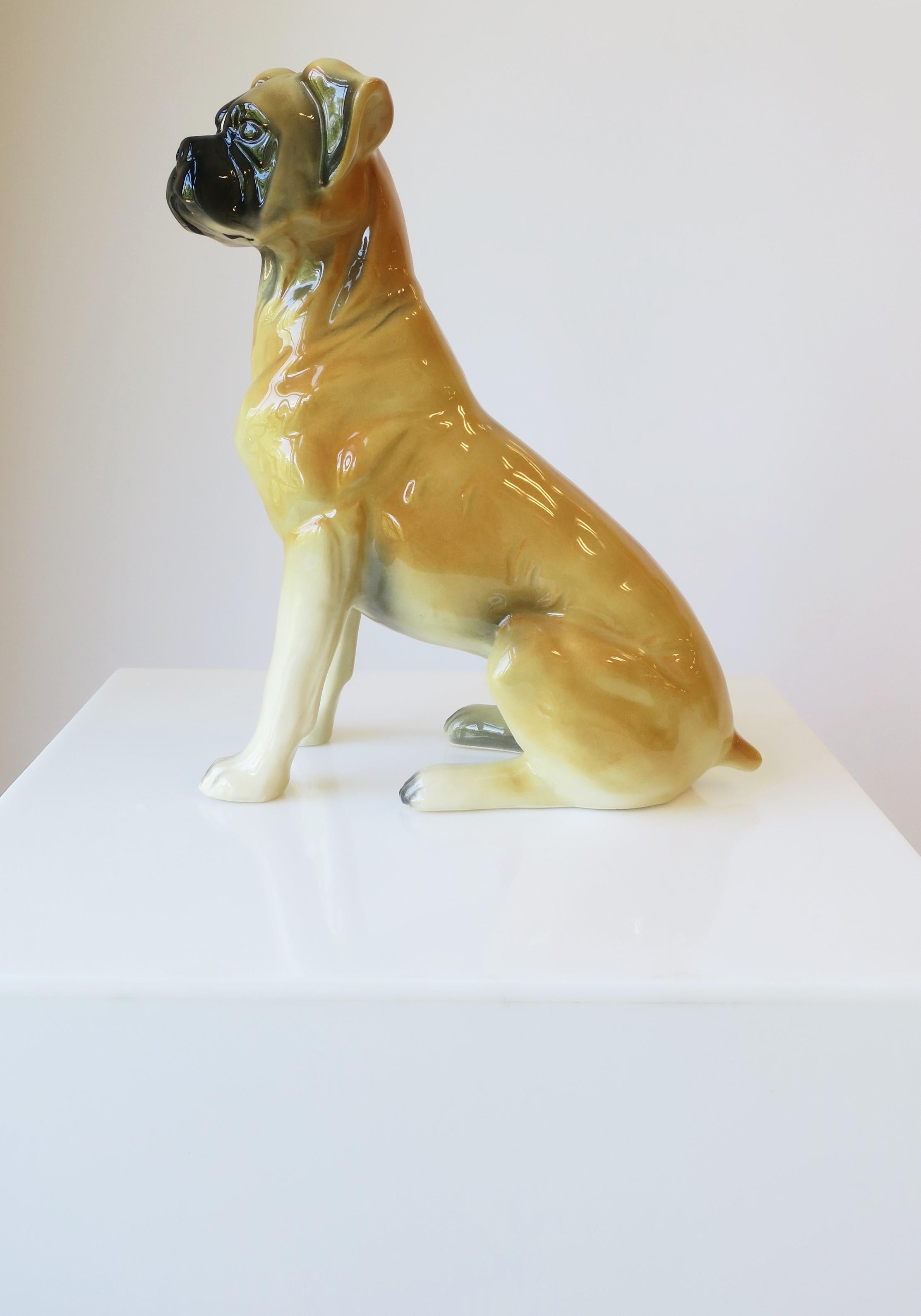 Ceramic Boxer Dog For Sale 1