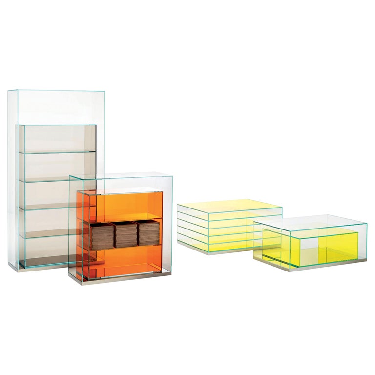 Italian BOXINBOX BIB08 Low Table, by Philippe Starck for Glass Italia For Sale