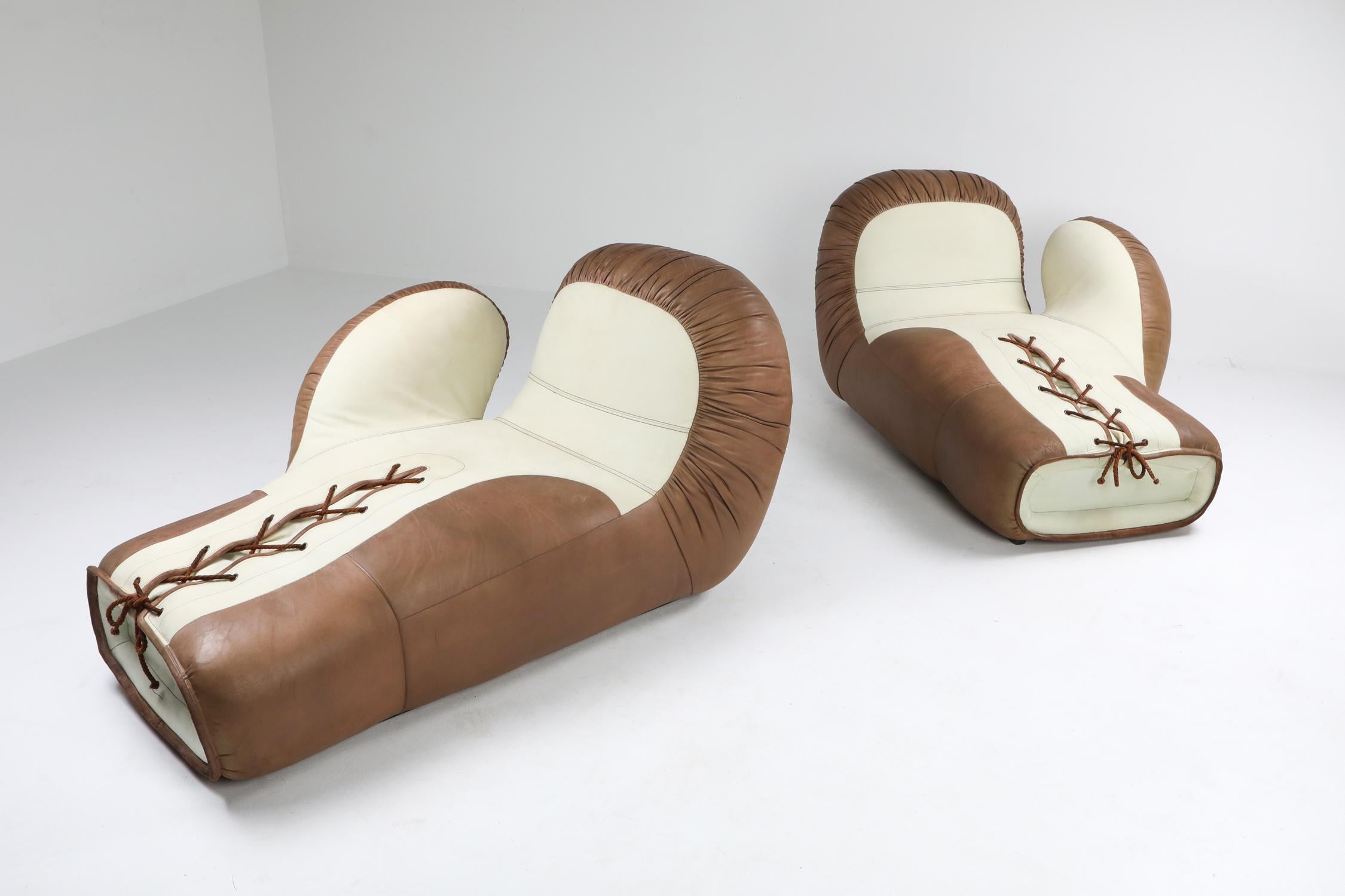 Leather Boxing Glove Sectional Sofa, DS-2878 by De Sede, Switzerland