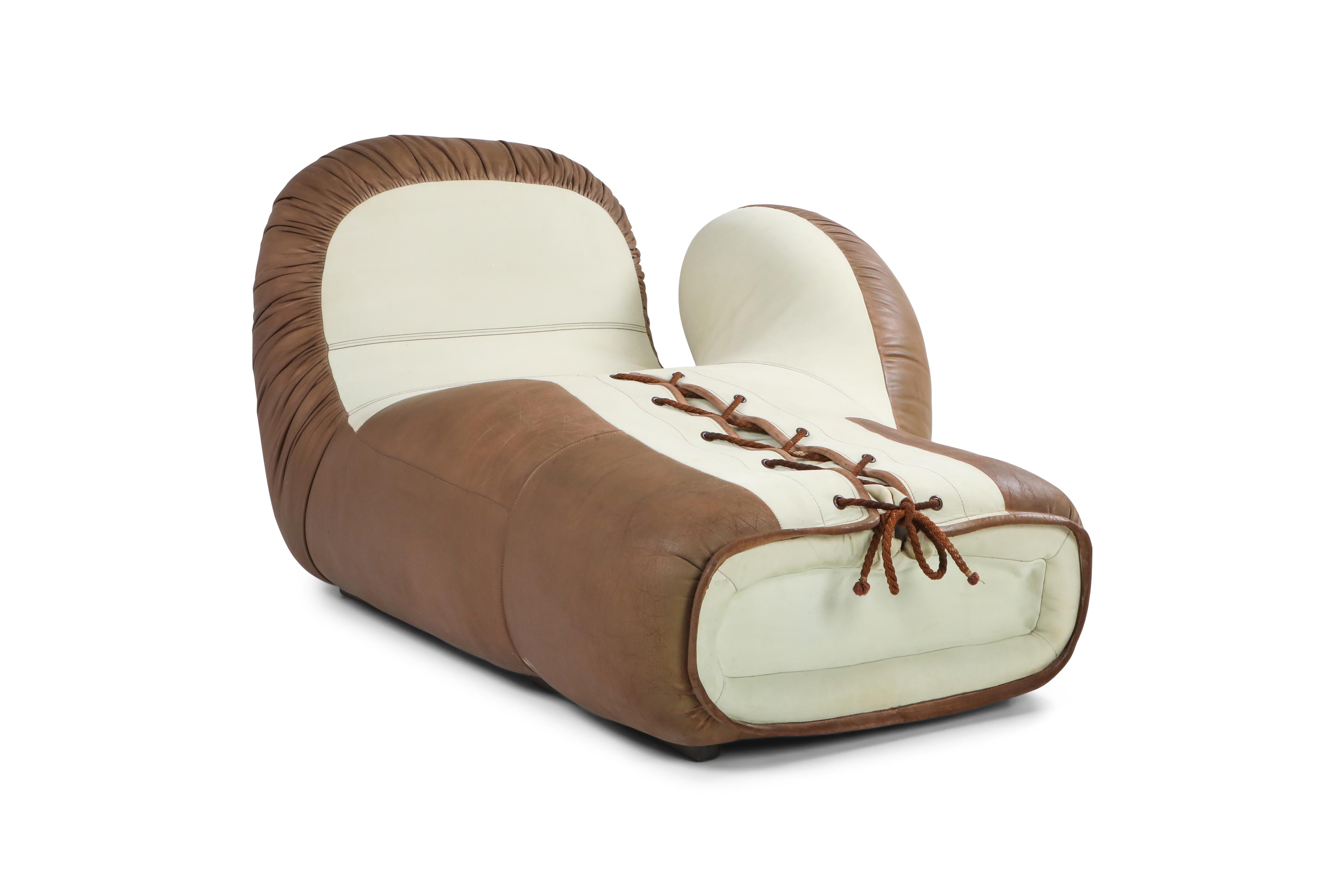 Leather Boxing Glove Sectional Sofa, DS-2878 by De Sede Switserland