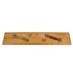 Boxwood and Brass Parallels Made in England