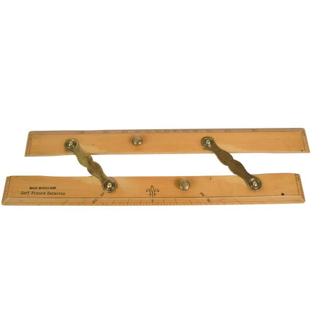 Antique Parallel Rule - 10 For Sale on 1stDibs