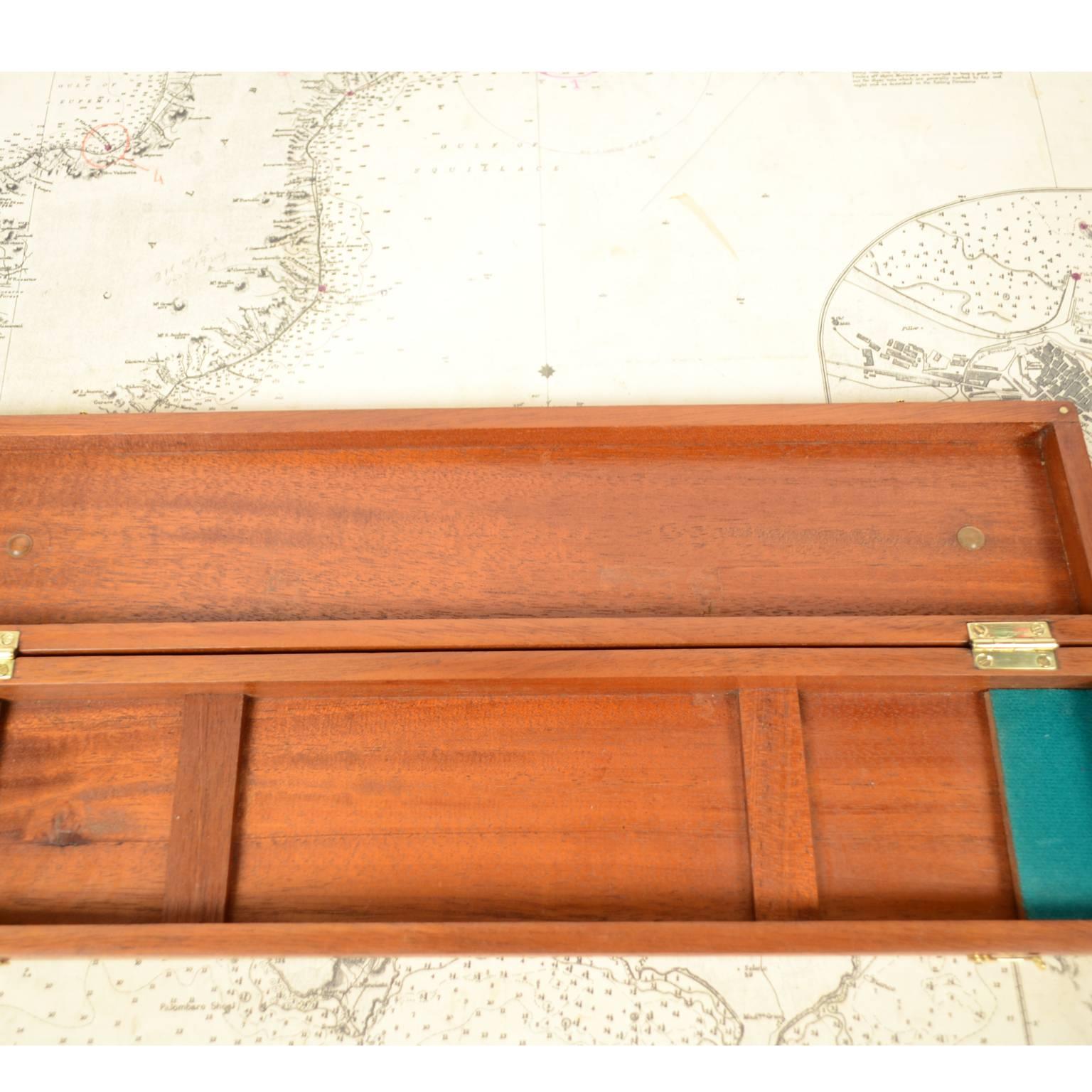 Boxwood Parallel for Nautical Charts Made in the Second Half of the 19th Century 2