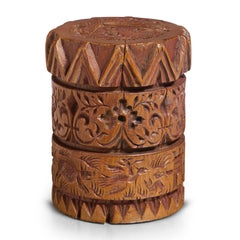 Boxwood Roller Print with Royal Arms. France, 18th century.