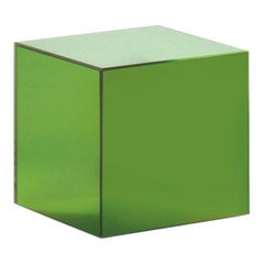 Boxy Small Storage Unit in Sunny Yellow Glass by Johanna Grawunder, Glas Italia