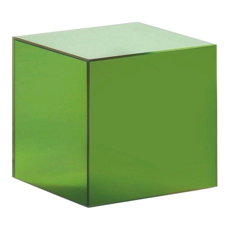 Boxy Small Storage Unit in Sunny Yellow Glass by Johanna Grawunder, Glas Italia For Sale