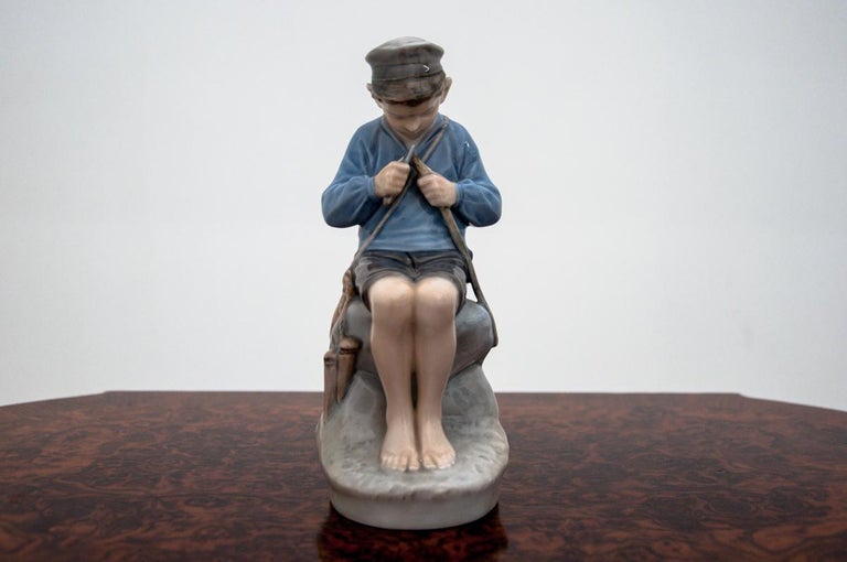 Boy figurine from Royal Copenhagen, 1990.