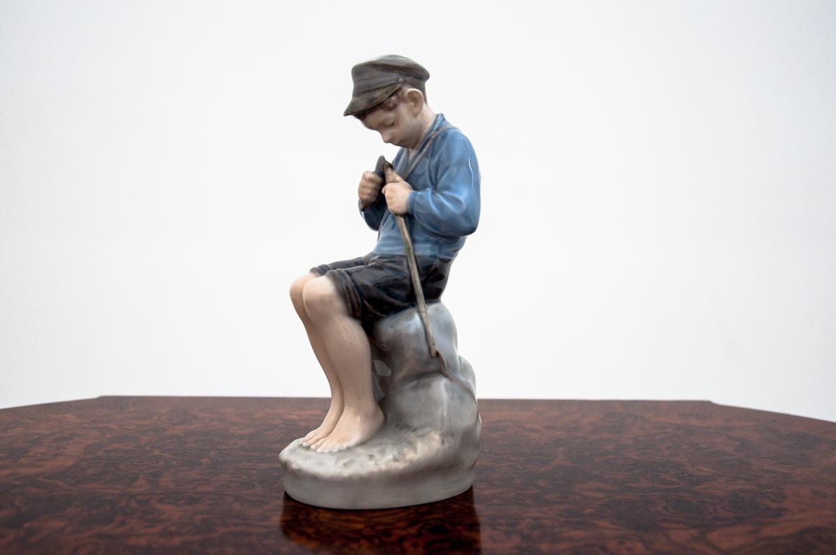 Danois Figurine d'un garçon de Royal Copenhagen, 1990 en vente